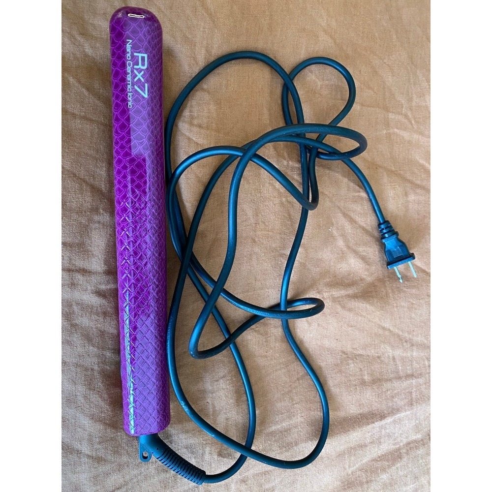 RX7 Flat Hair Iron Nano Ceramic Ionic 450 1" Beauty